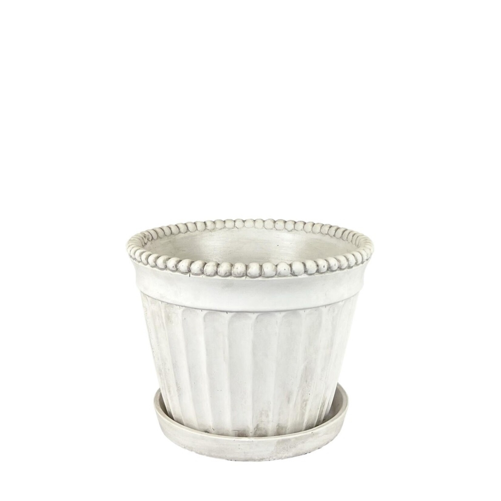 Pot, Indra White Round
