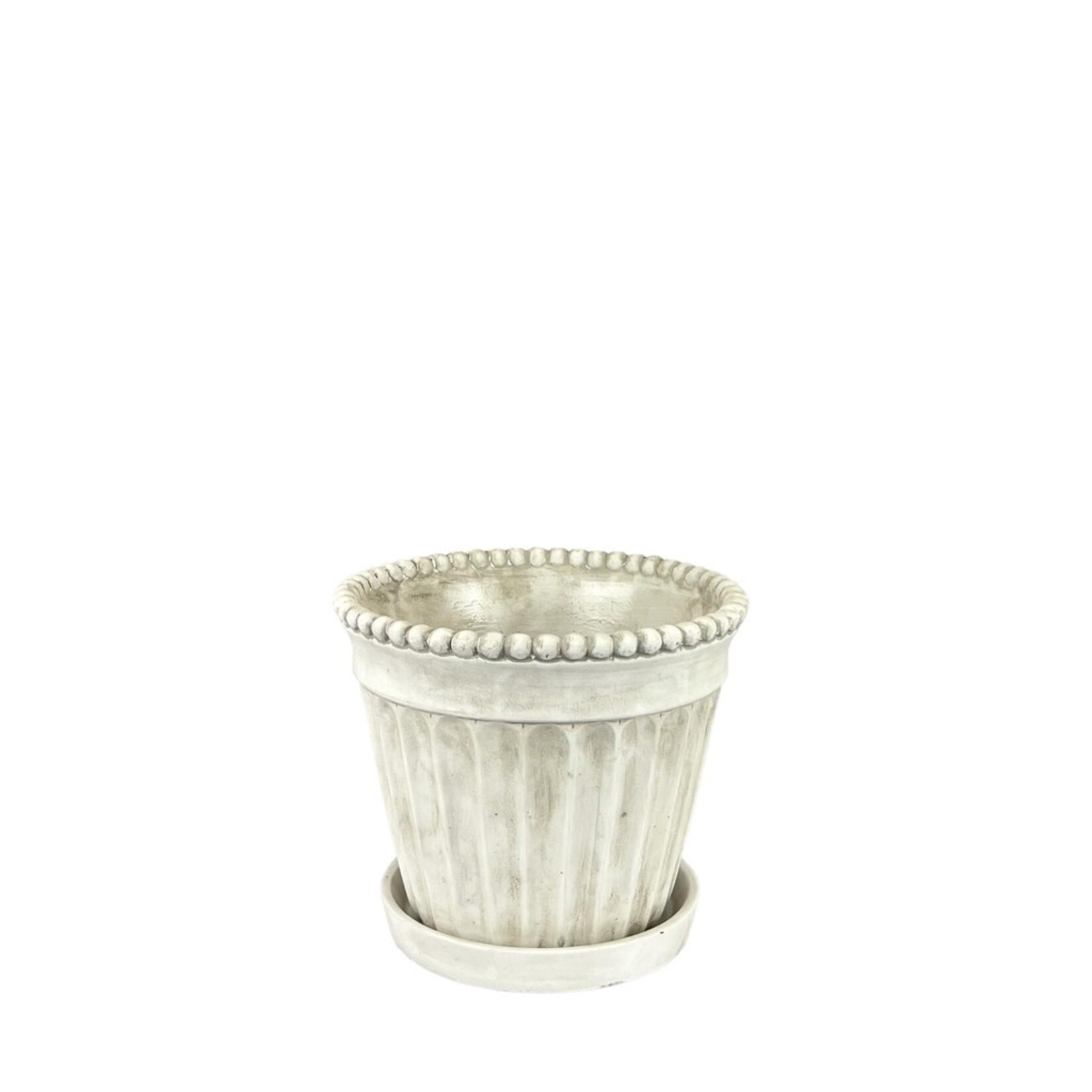 Pot, Indra White Round