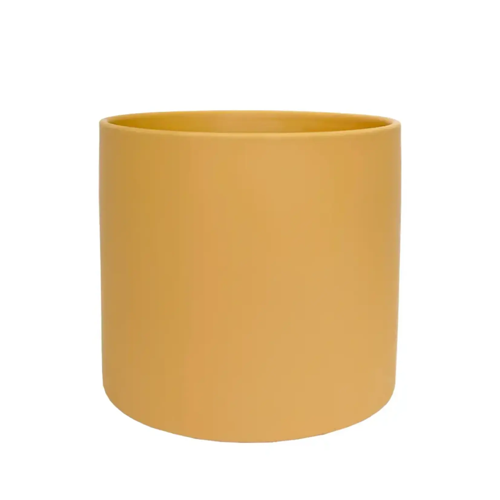 Potcover, Atlas Matte Ochre Round