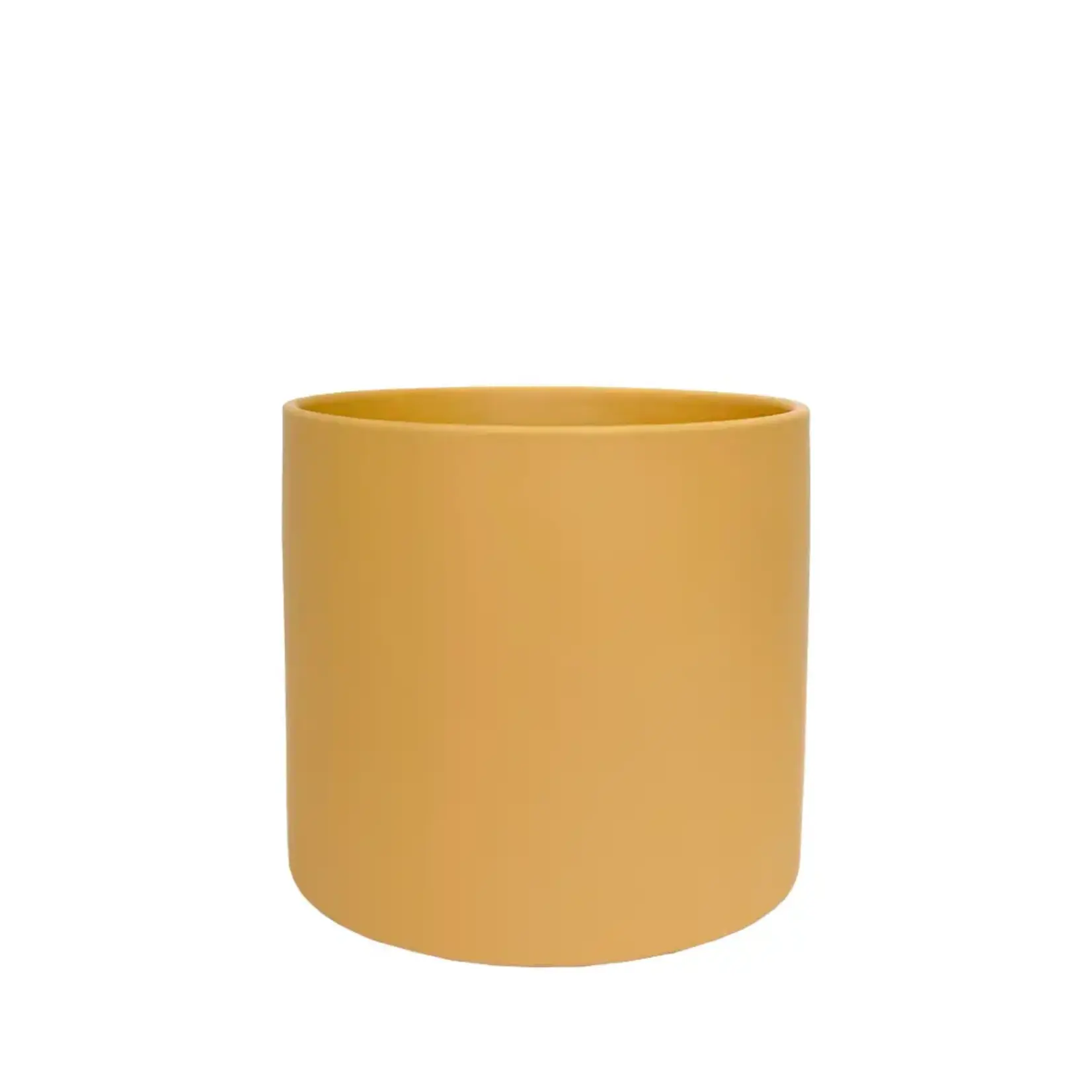 Potcover, Atlas Matte Ochre Round