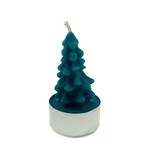 Candle, Beeswax Tree Tea Light Green
