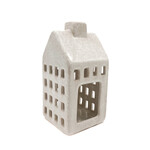 Candle Holder, House White 6.5 in