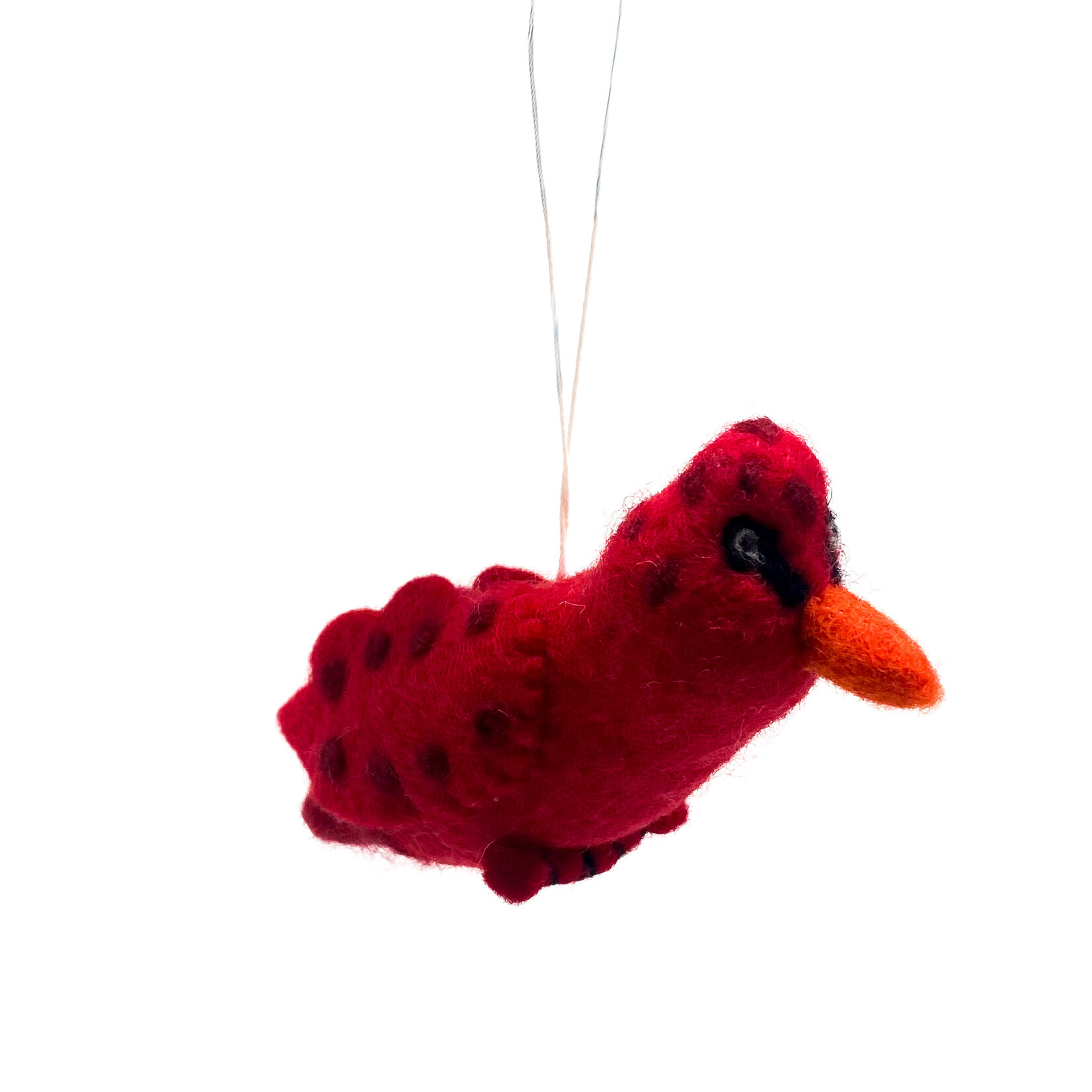 Ornament, Felt Fair Trade Cardinal
