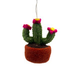Cactus Pot, Felt Hanging