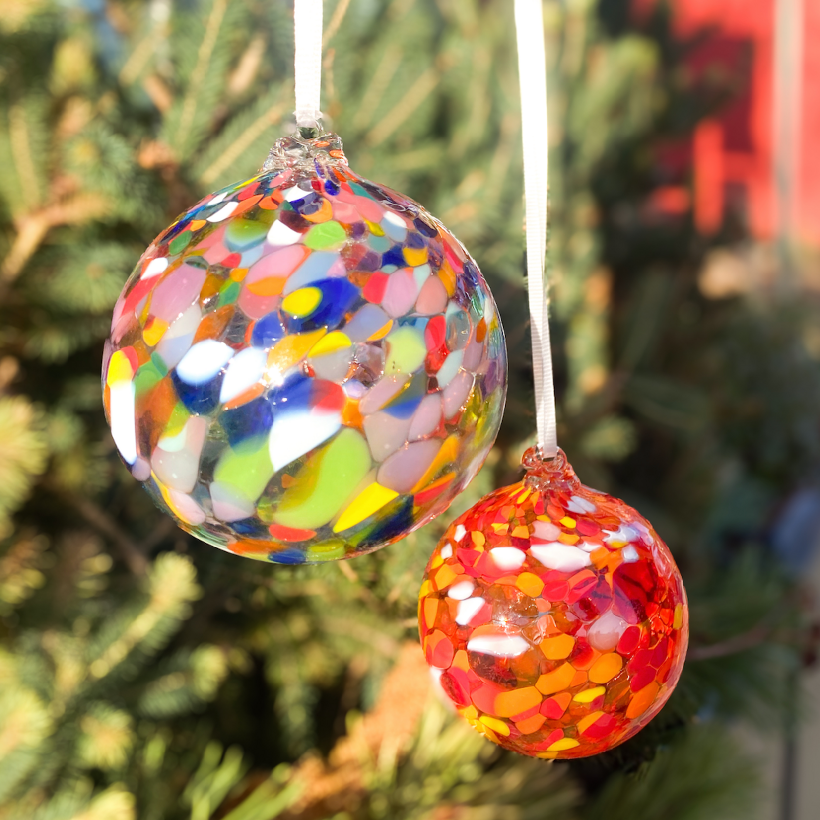 Art Glass, Ornament 3 in Asst CAN