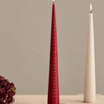 Candle, Advent Calendar Conical Red 34cm
