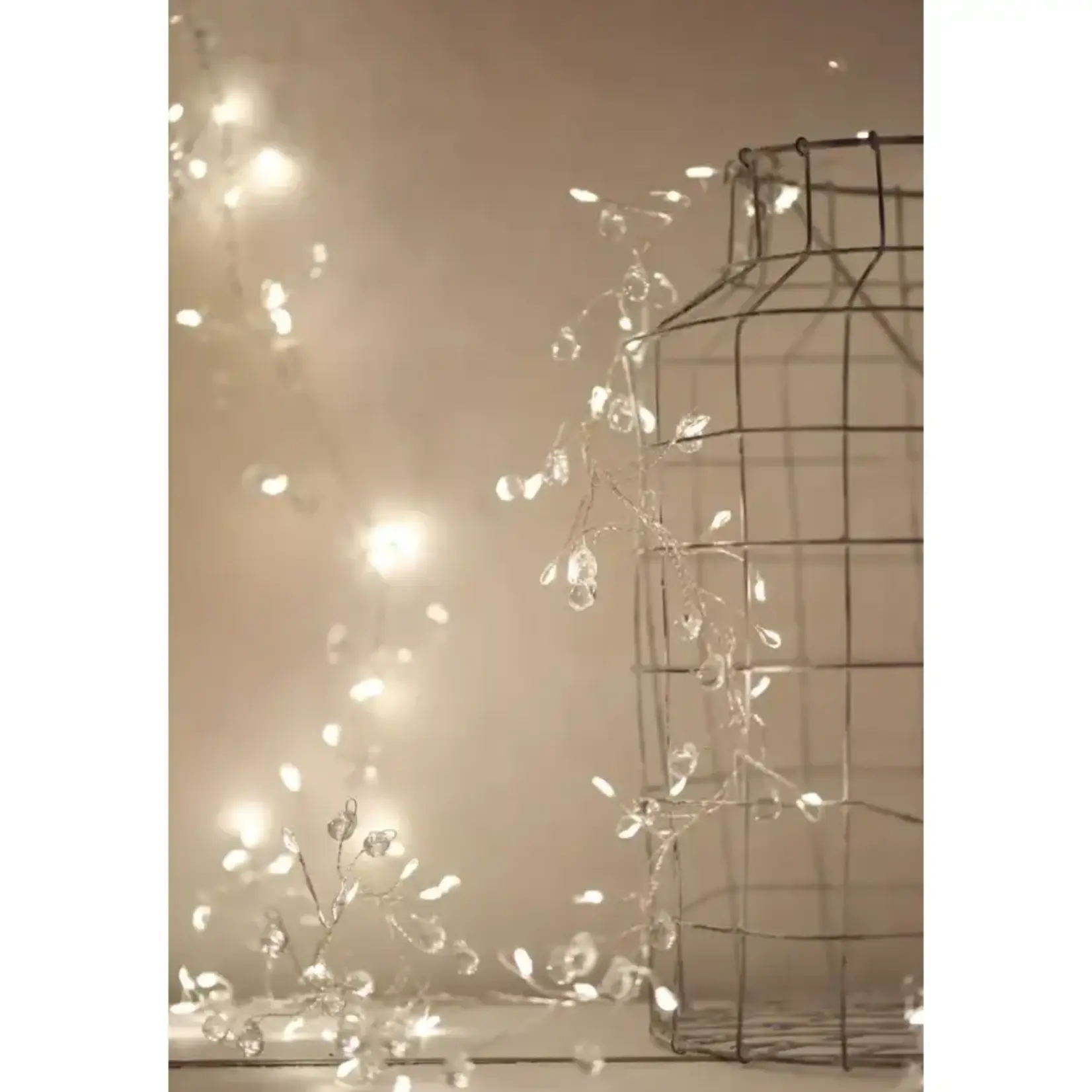 Light, Crystal Cluster String 8ft