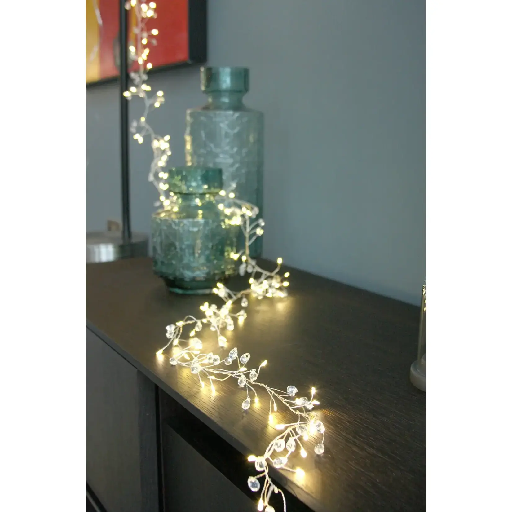 Light, Crystal Cluster String 8ft