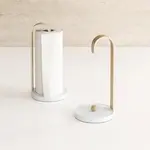 Paper Towel Holder, White Natural