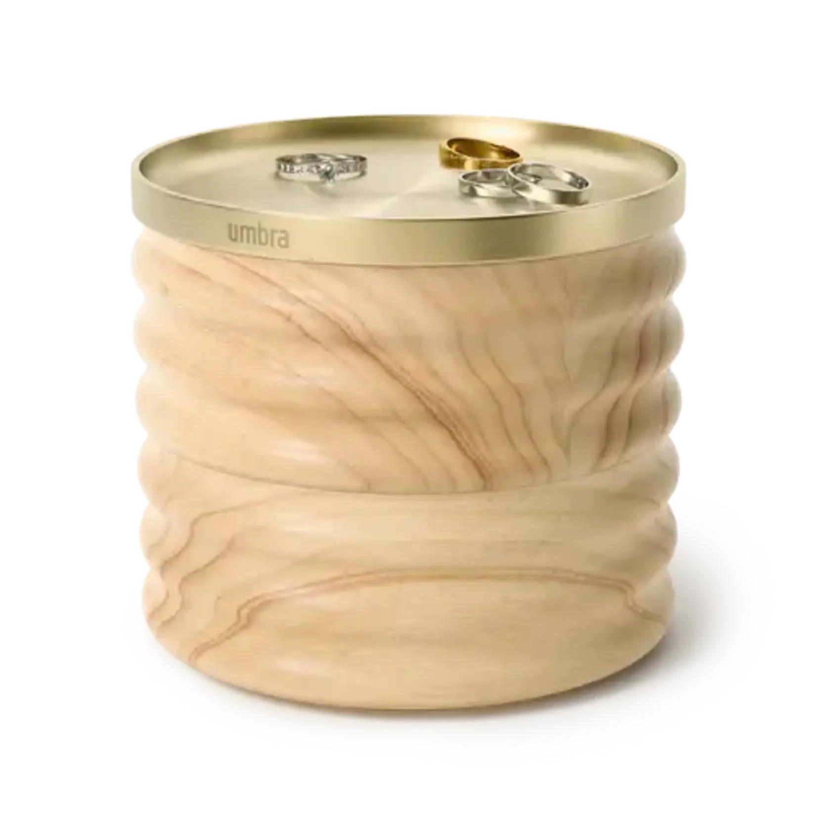 Storage Box, Tesora Wood 5 in