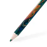 Pencil, Multicolour Orange Green