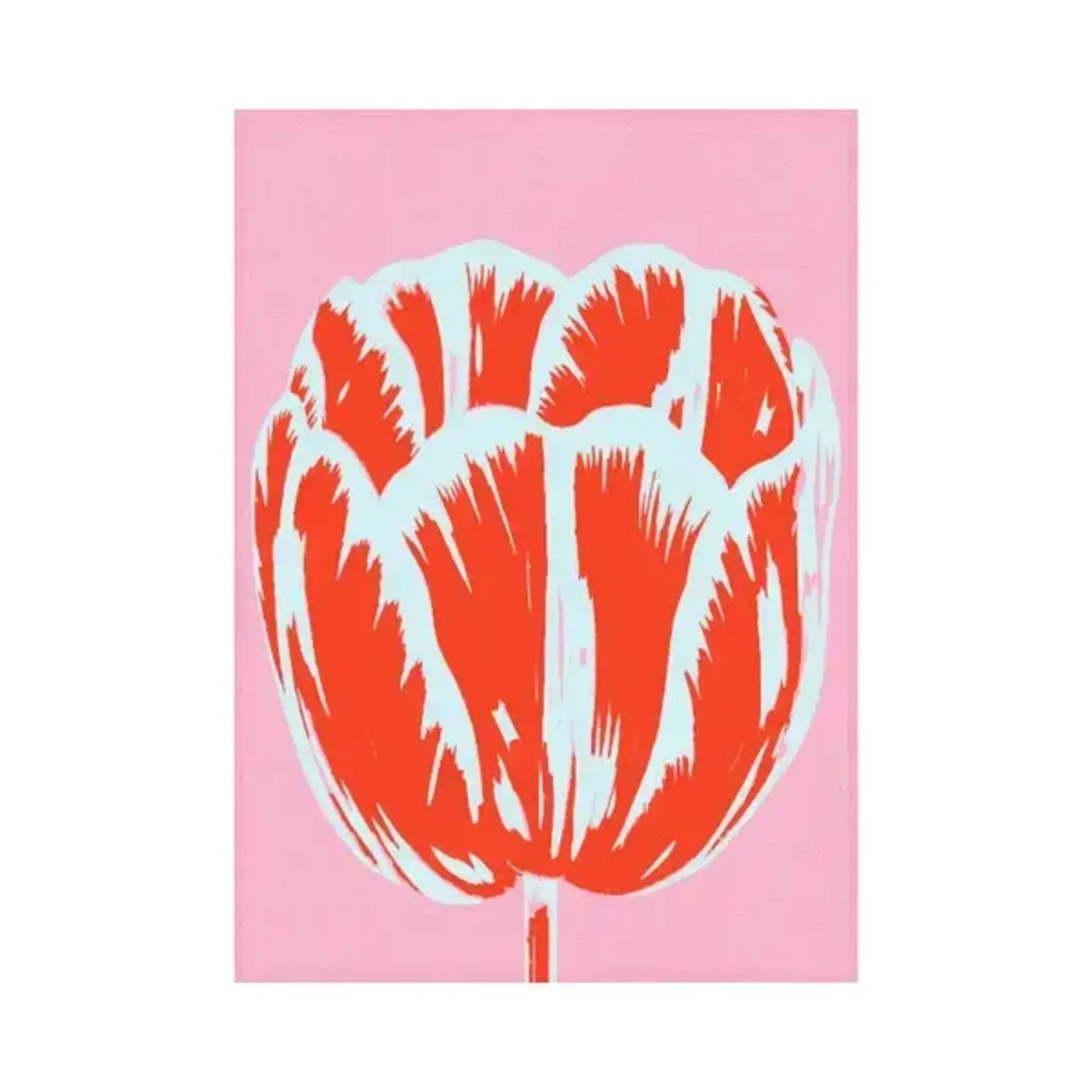 Tea Towel, Tulip Pop Pink