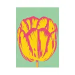 Tea Towel, Tulip Pop Green