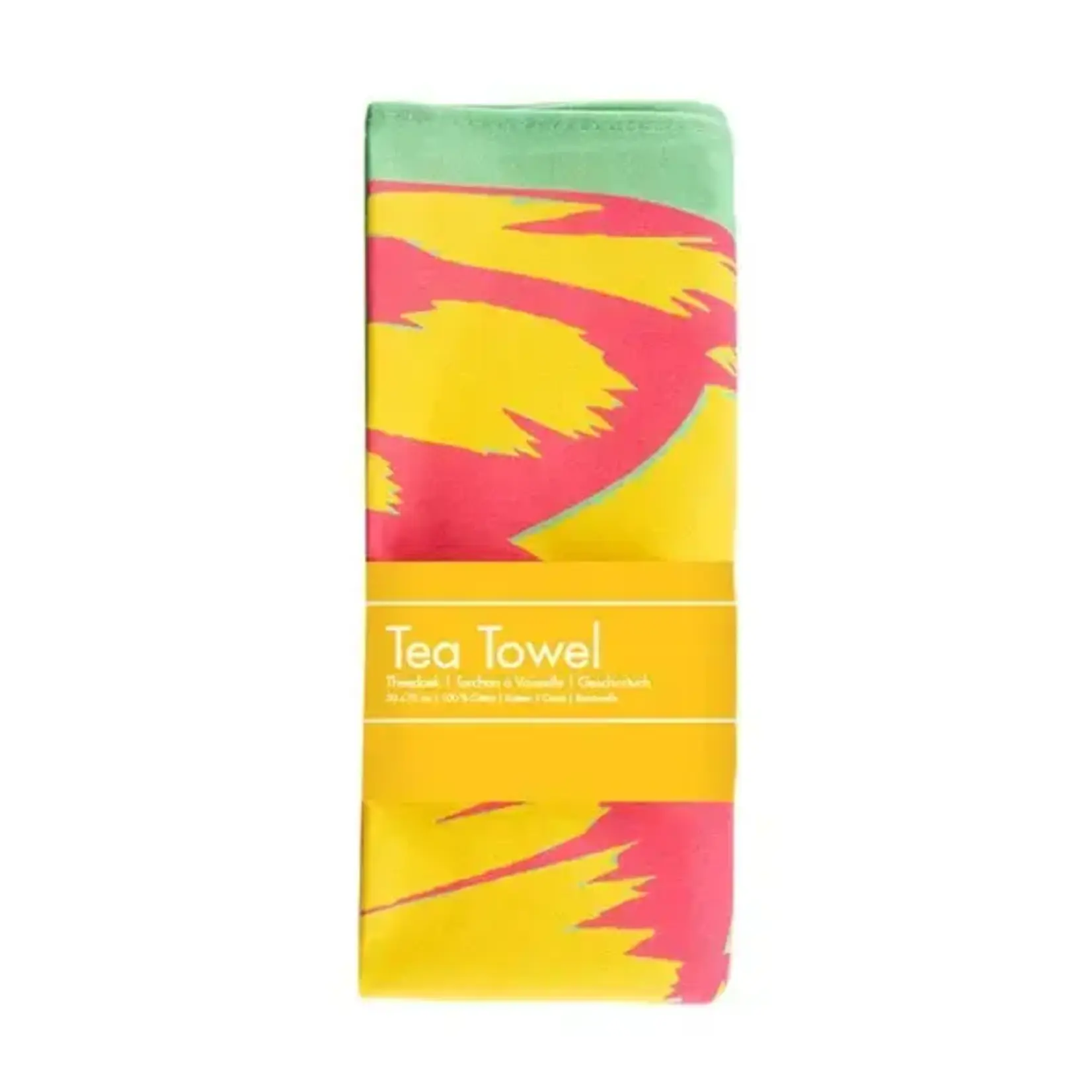 Tea Towel, Tulip Pop Green