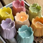 Candle, Tealight Tulip Pink