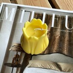 Candle, Tealight Tulip Yellow
