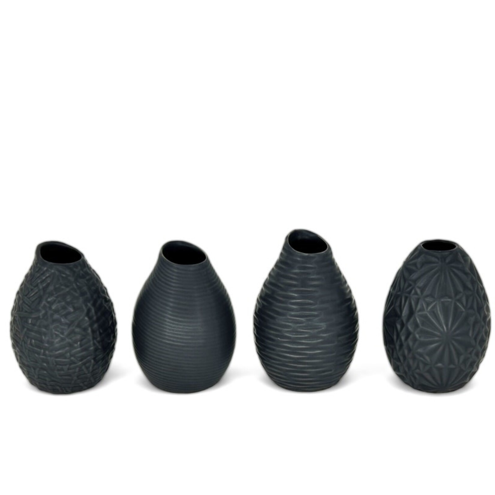 Vase, Petite Mini Black Asst