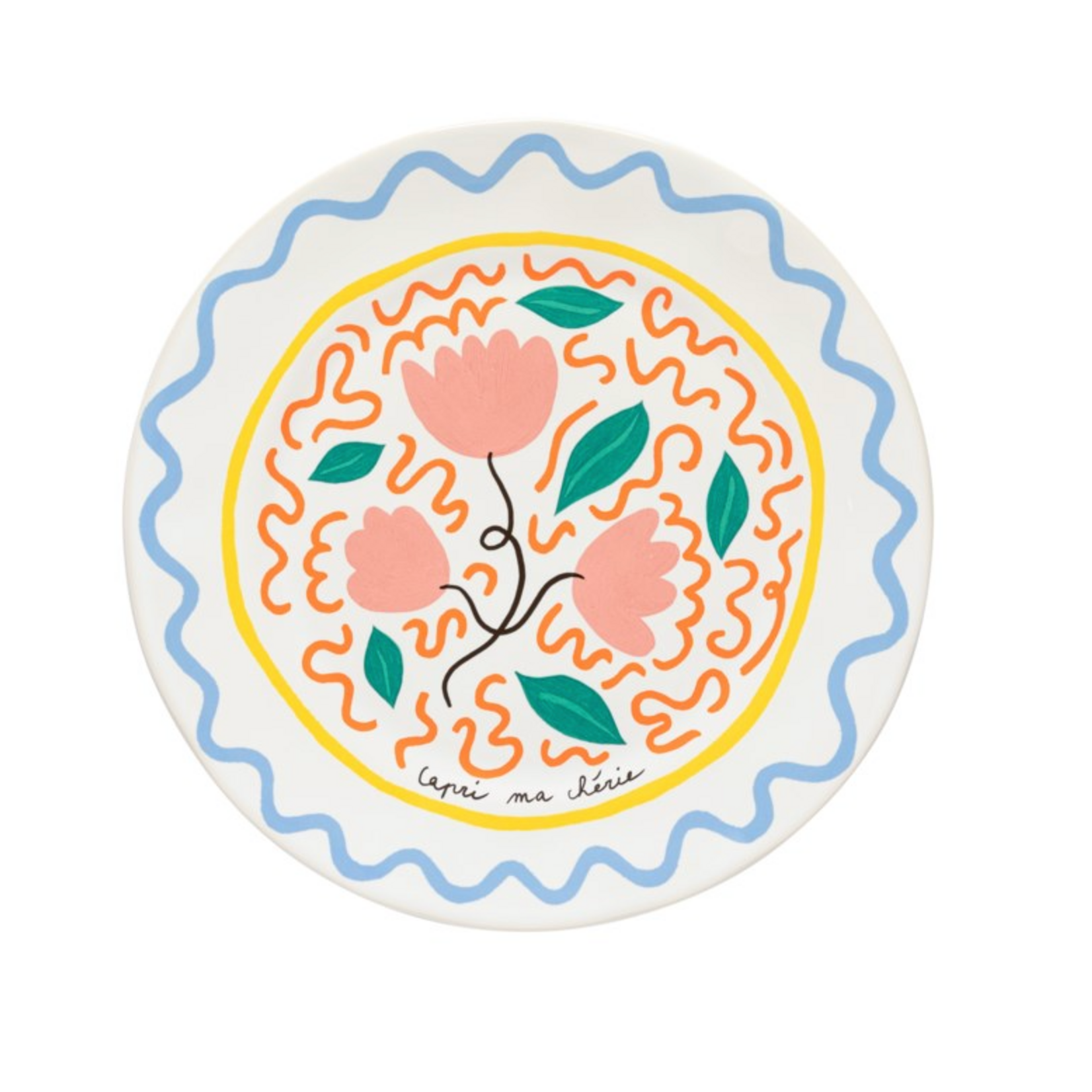 Plate, Dinner Summer Bliss Tulip