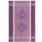 Tea Towel, Lavender Jacquard 18x28 in