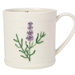 Mug, Lavender Embossed
