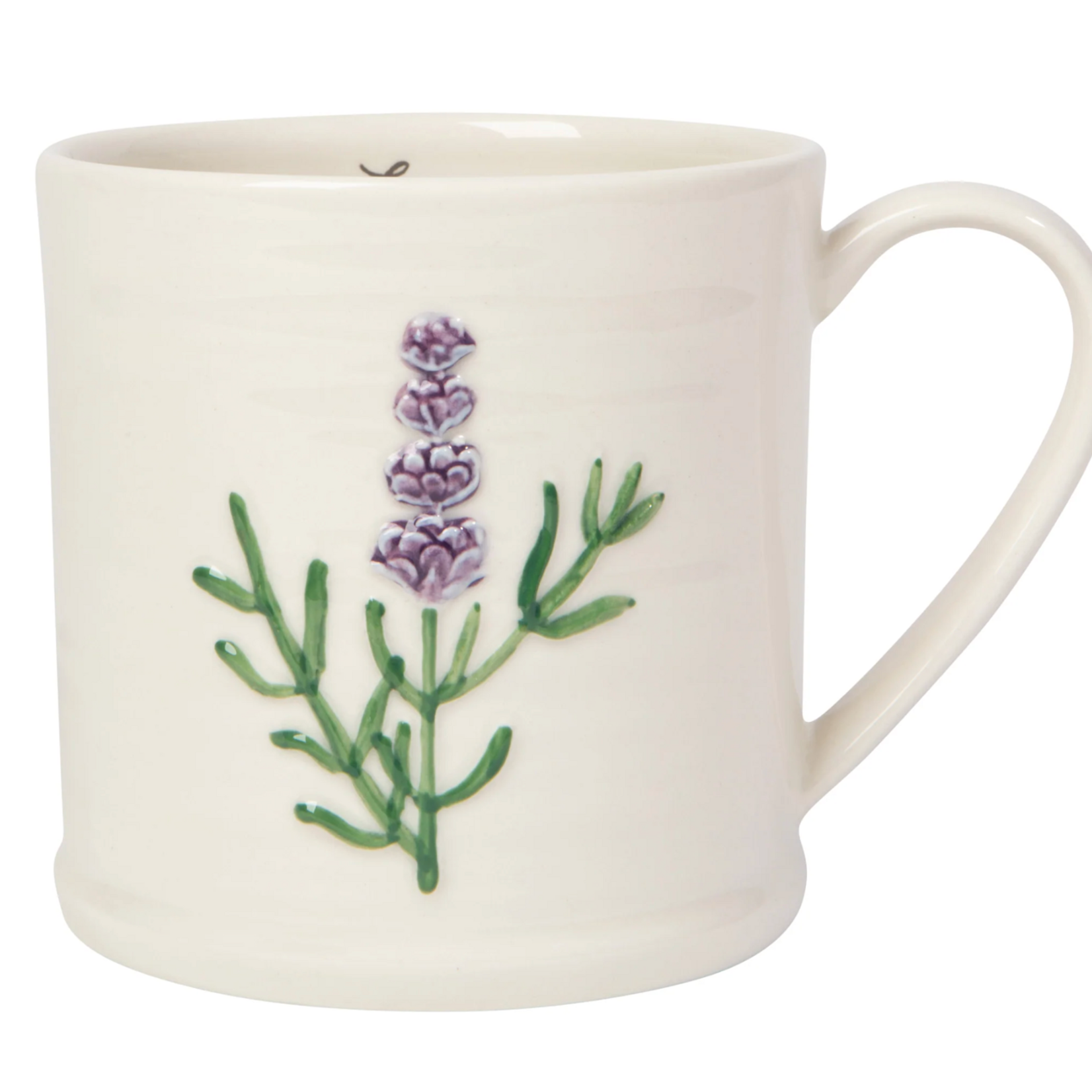 Mug, Lavender Embossed