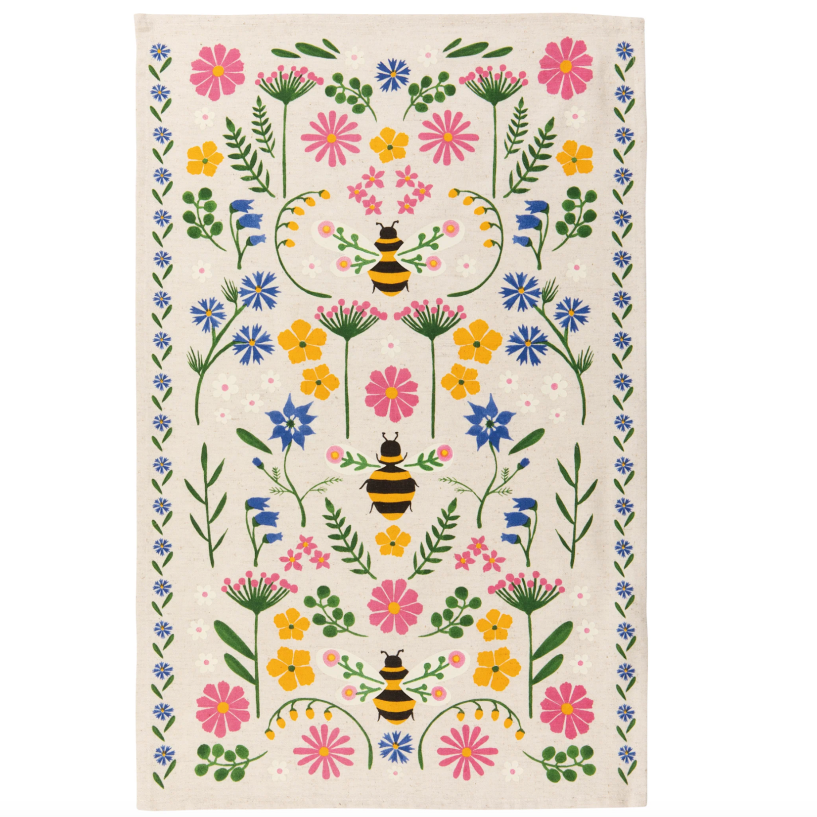 Tea Towel, Bee Garden 18x28 in
