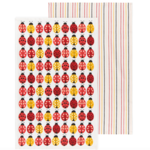 Tea Towel, Ladybug 18x28 in s/2
