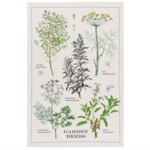 Tea Towel, Garden Herbs 18x28 in