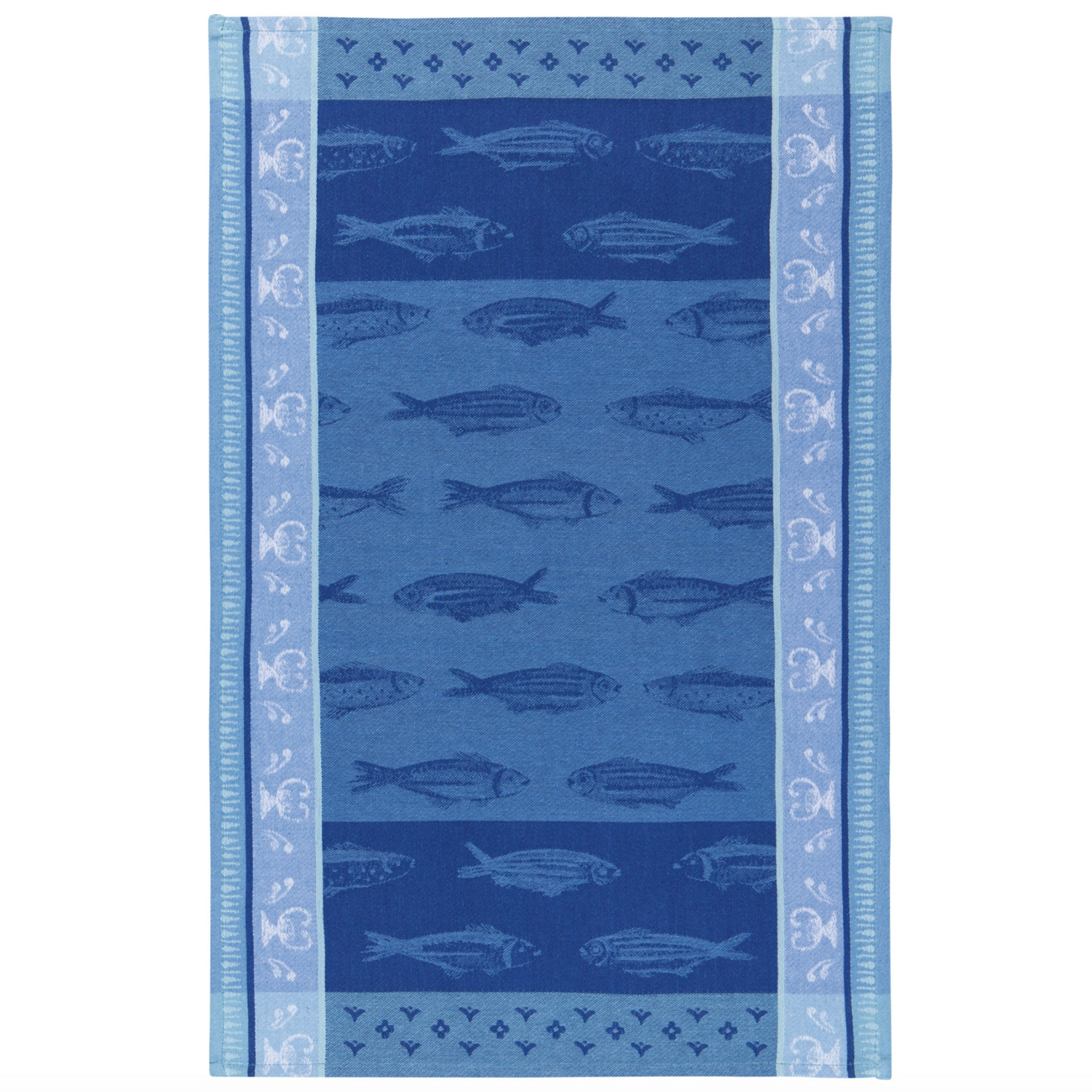 Tea Towel, Fish Aveiro Jacquard 18x28 in