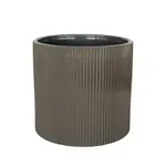 Potcover, Siena Dark Brown Round 10 in