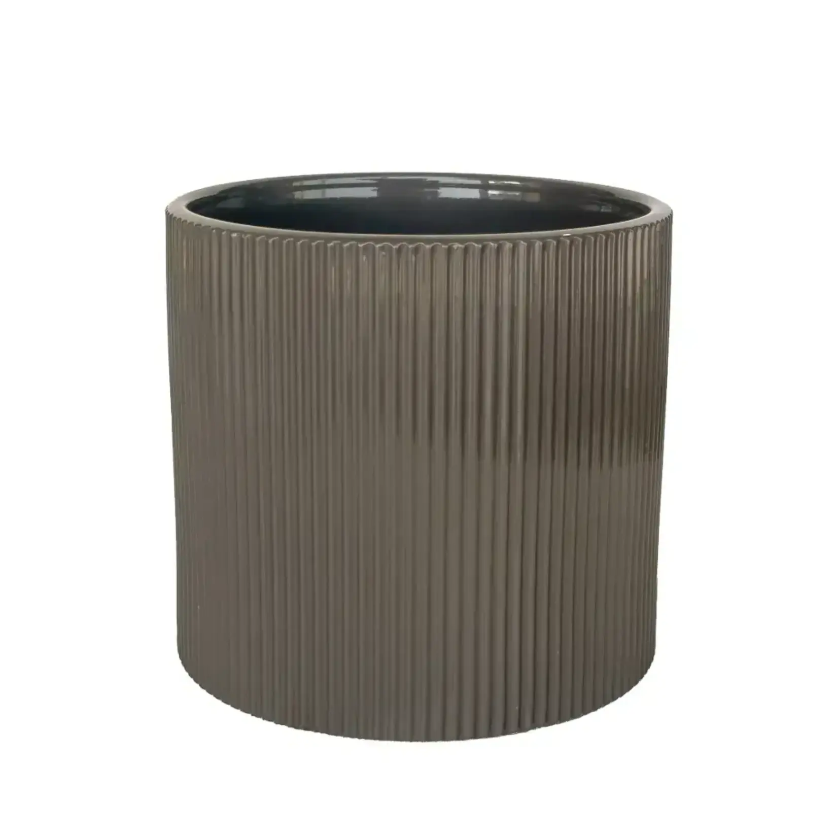 Potcover, Siena Dark Brown Round 10 in