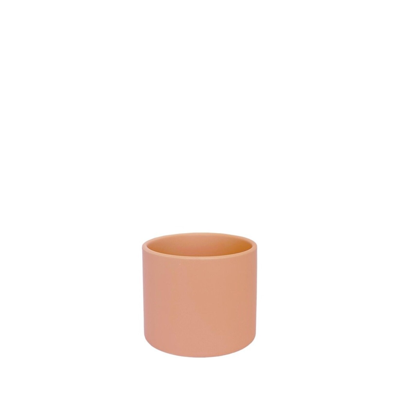 Potcover, Atlas Matte Peach Round 4 in