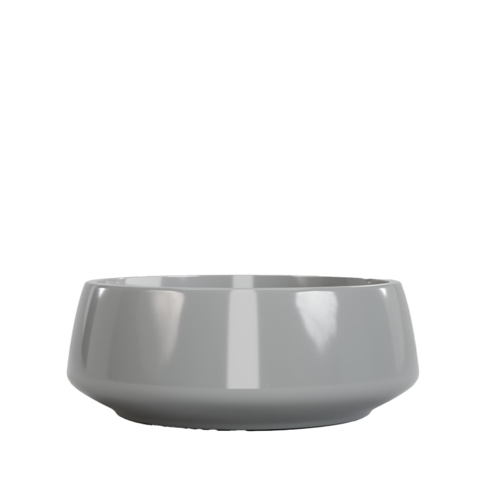 Bowl, Odette Grey Round 13.75 in