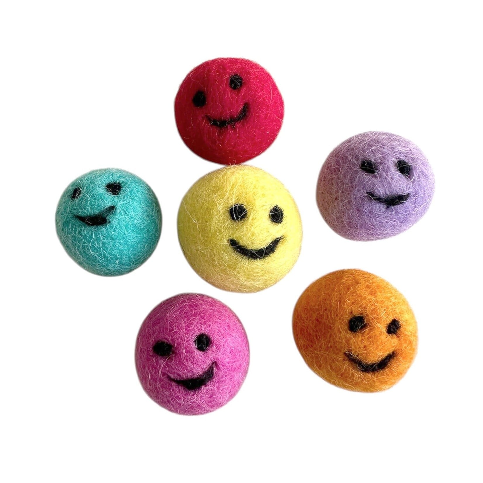 Smiley Face, Felt Mini Asst.