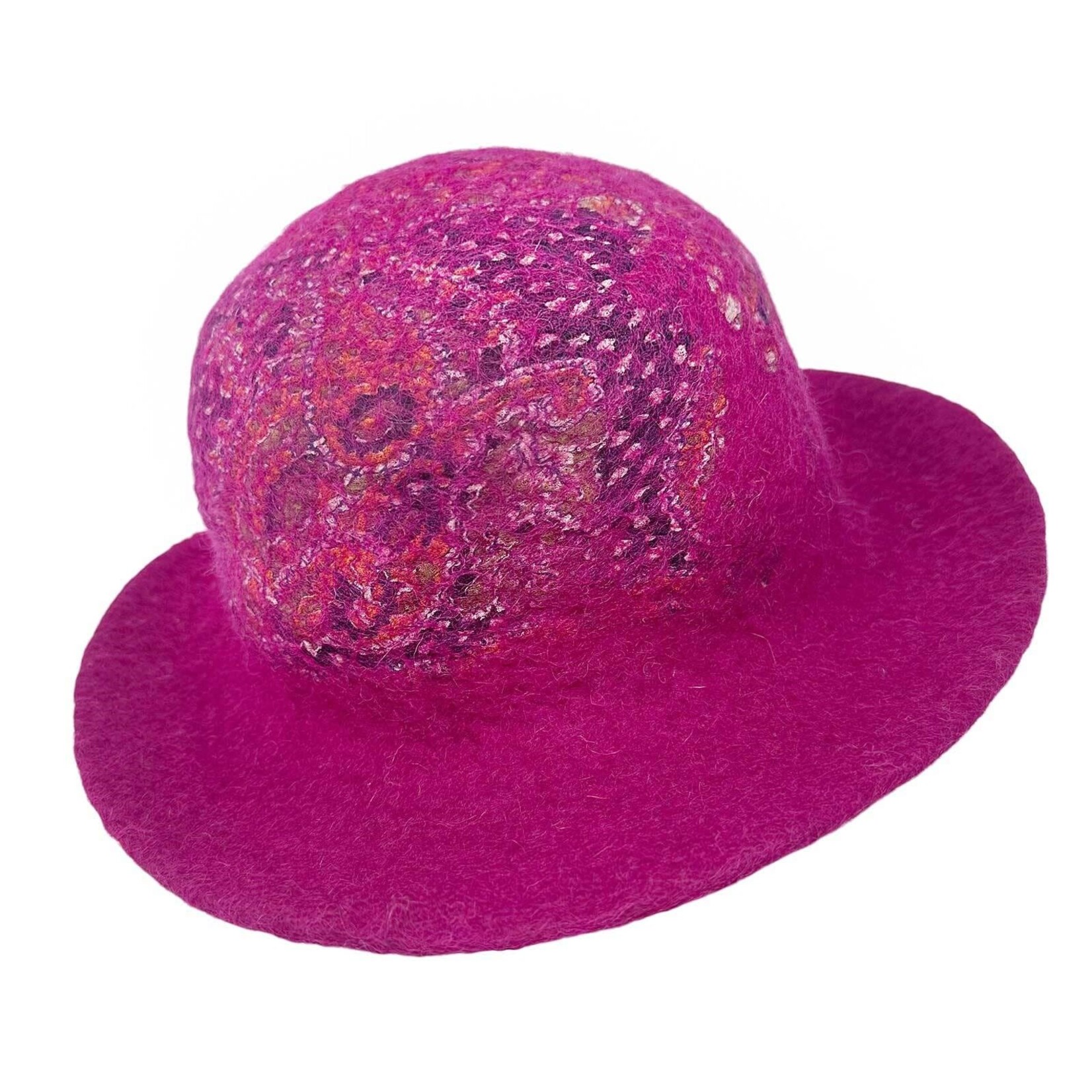Hat, Infelted Fuchsia