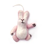 Ornament, Felt Bunny Pink