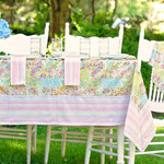Tablecloth, Garden Collage Pastel 60x90 AC