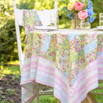 Tablecloth, Garden Collage Pastel 54x54 AC