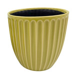 Potcover, Shae Green Ceramic 6.75 in