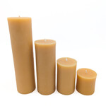Candle, Beeswax Pillar 8 in