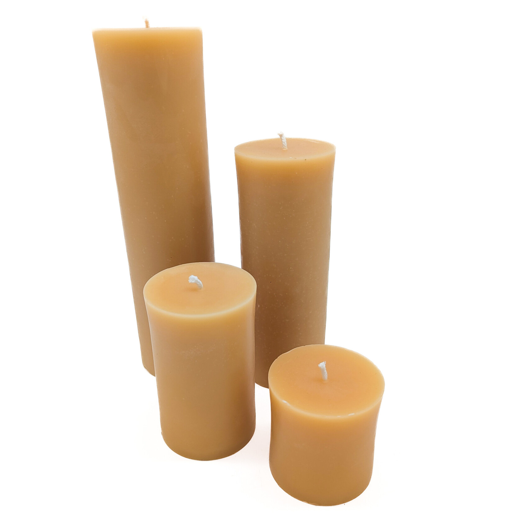 Candle, Beeswax Pillar 8 in