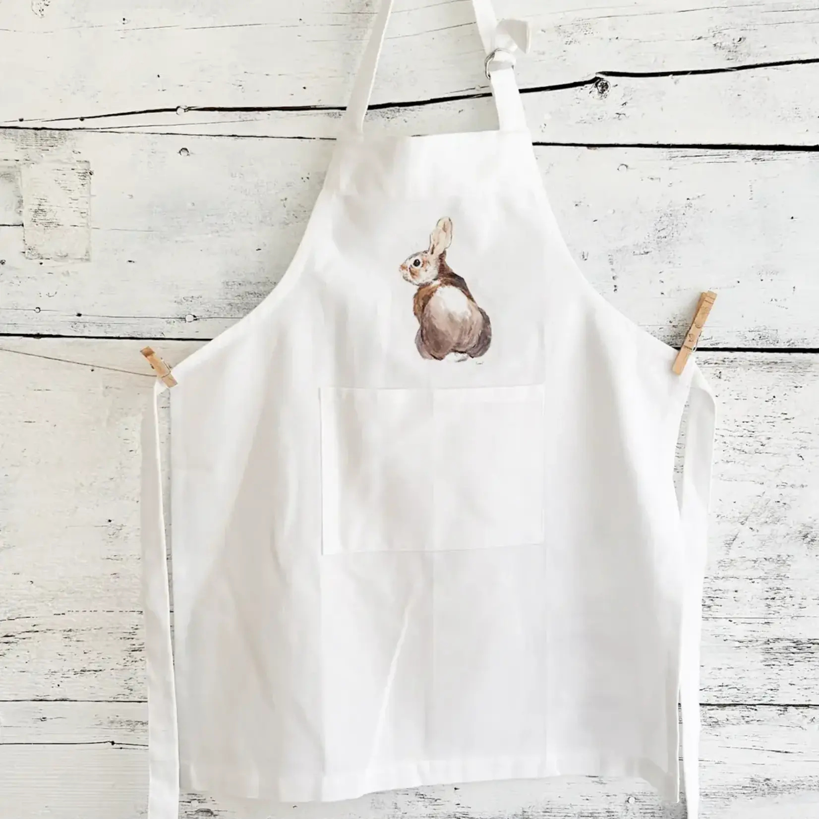 Apron Childrens, Brown Bunny Cotton