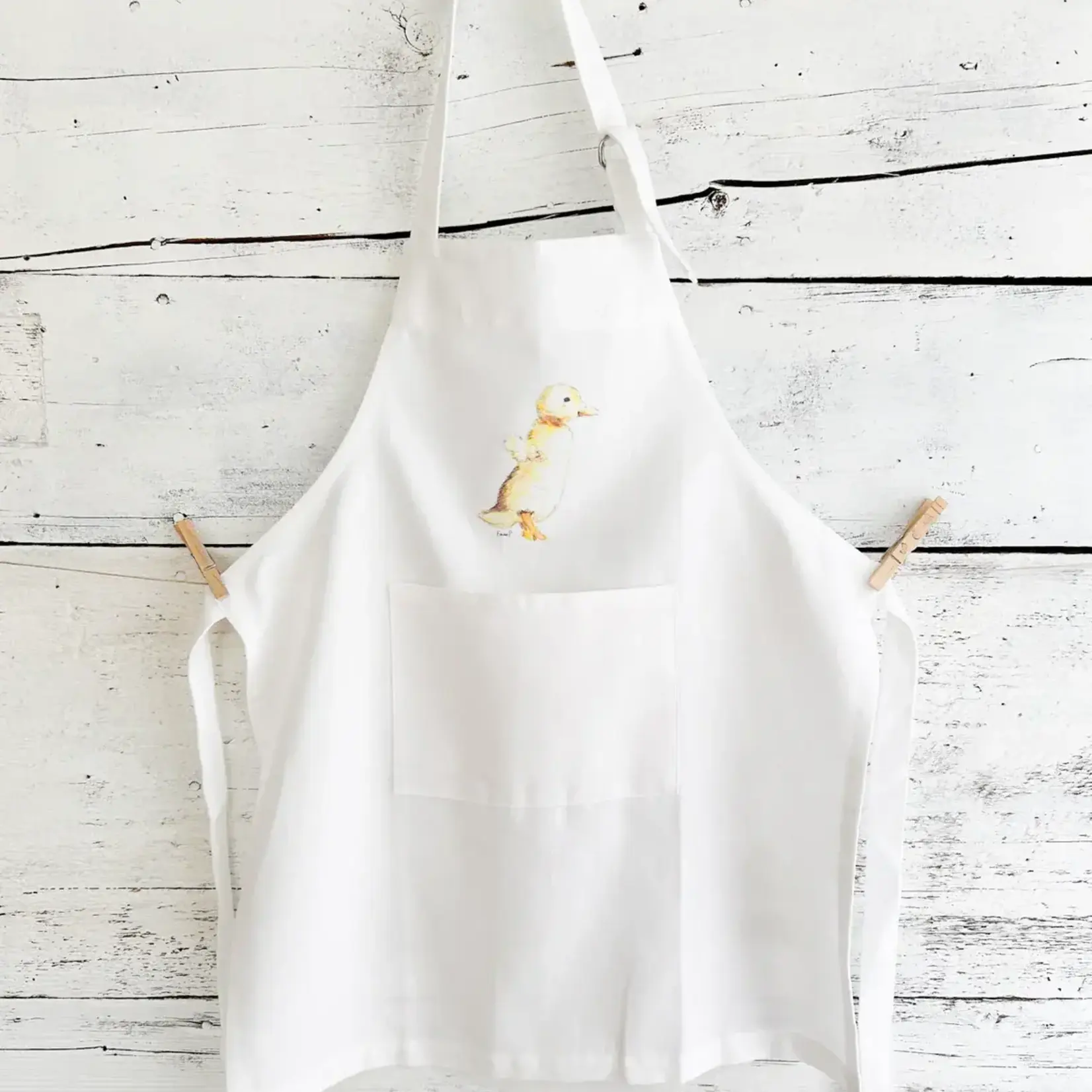 Apron Childrens, Yellow Duckling Cotton