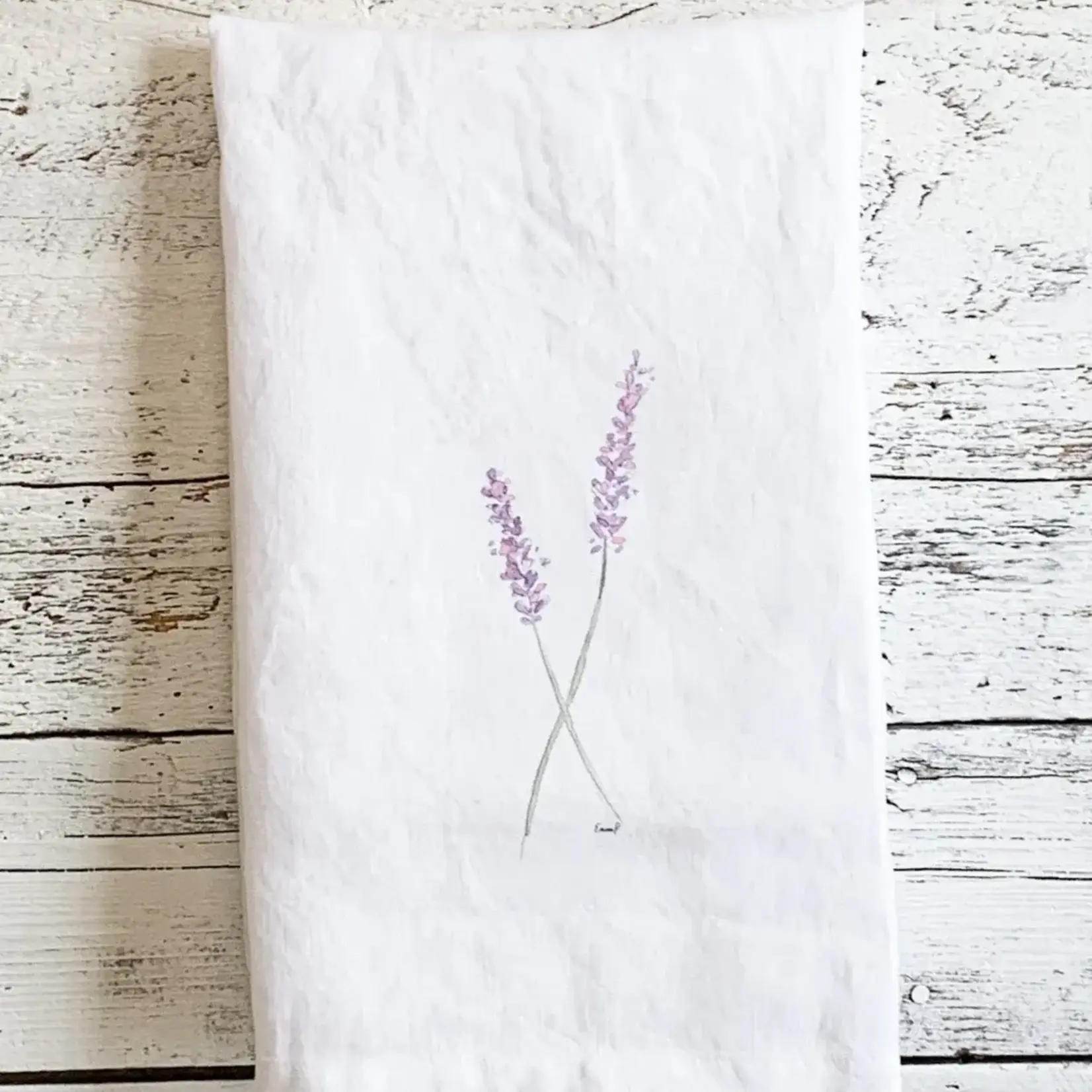 Tea Towel, Lavender French Linen 28 in