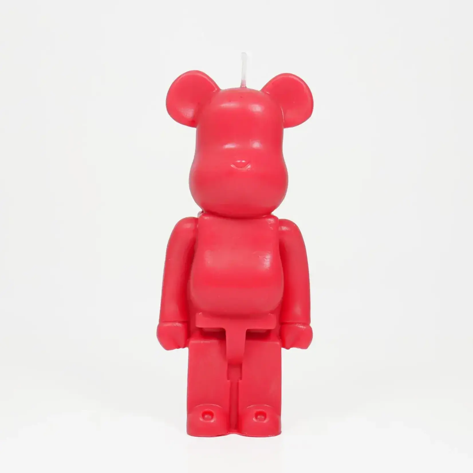 Candle, Bear Red 7.5 in