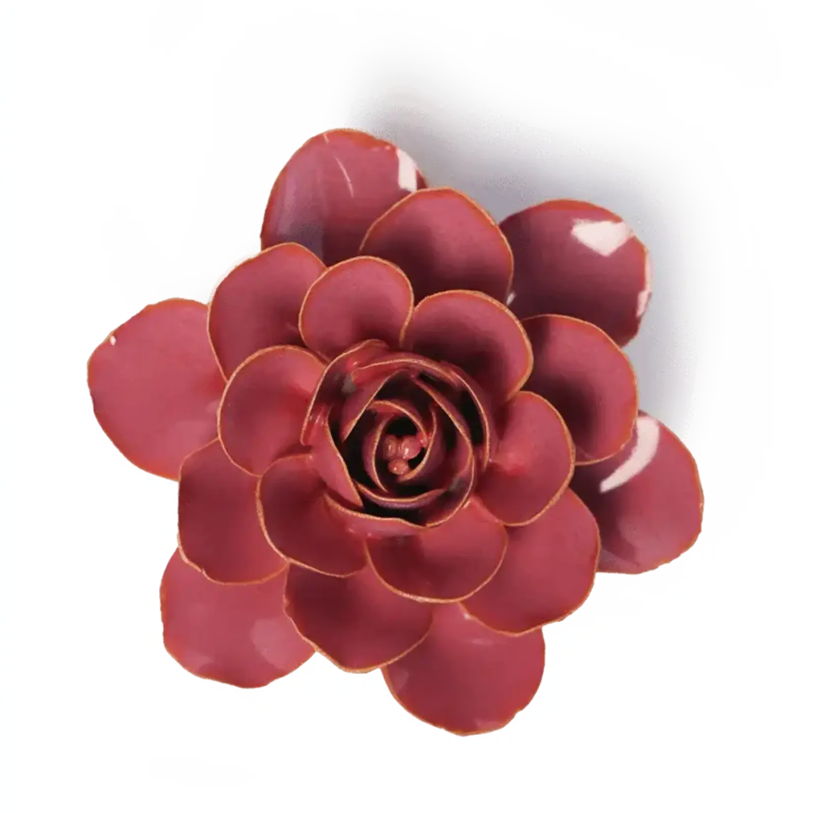 Ceramic Flower, Blush Pink Begonia