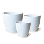 Pot, Dyad Ceramic Matte White w/s 10 in