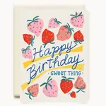 Card, Strawberries Birthday