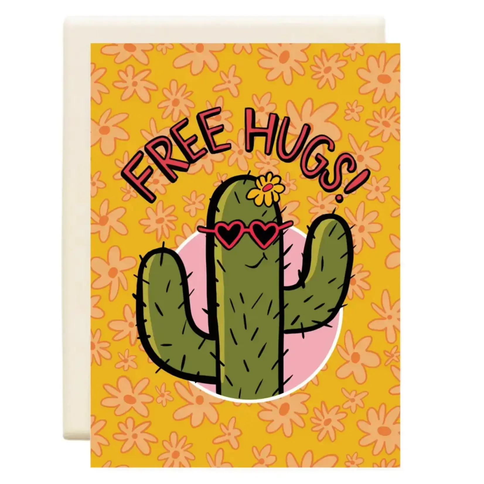 Card, Free Hugs Cactus