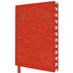 Journal, Leather Orange Poppies